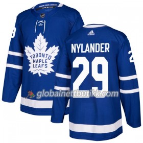 Toronto Maple Leafs Hockeydrakt William Nylander 29 2017-2018 Blå Adidas Authentic - Herre